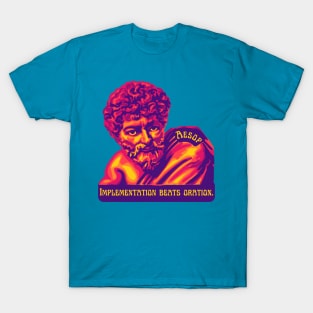 Aesop Portrait and Quote T-Shirt